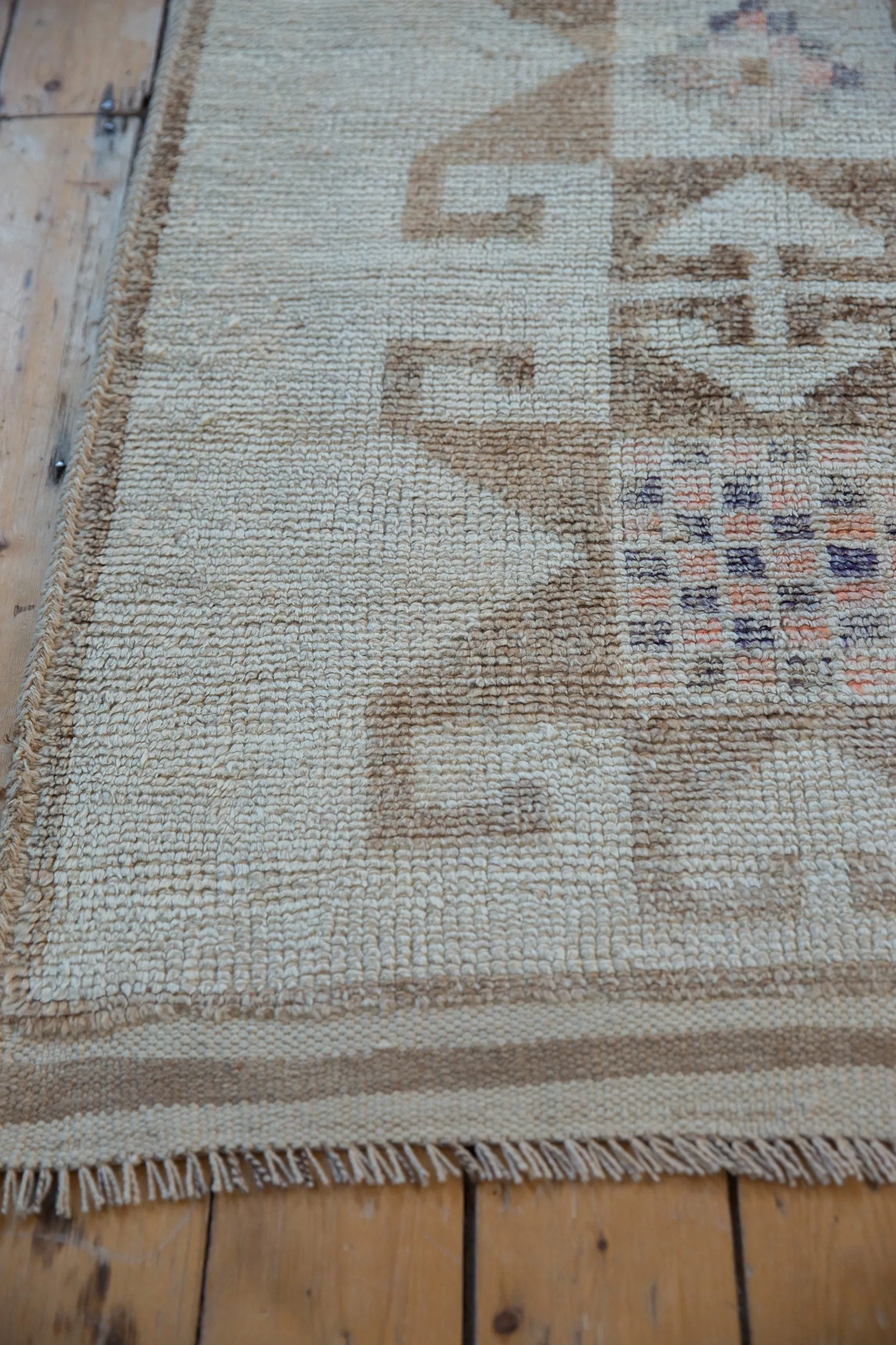 3x11.5 Vintage Distressed Kurd Rug Runner